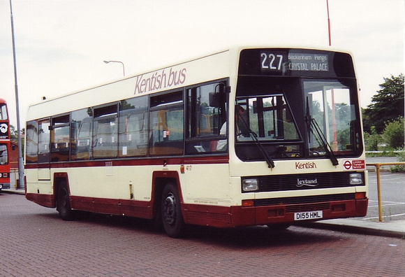 Route 227, Kentish Bus 417, D155HML, Bromley