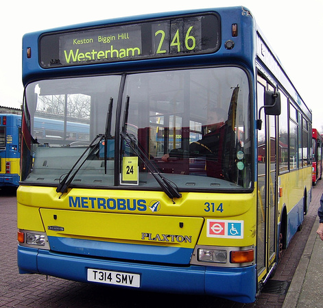 Route 246, Metrobus 314, T314SMV, Bromley