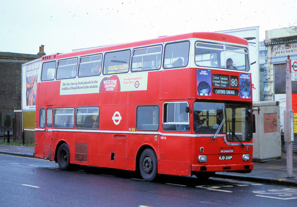 Route 180, London Transport, MD10, KJD210P