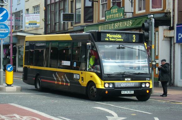 Route 3, Blackpool Transport 274, V274HEC, Blackpool