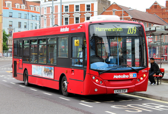 Route 209, Metroline, DE995, LK09ENF, Hammersmith