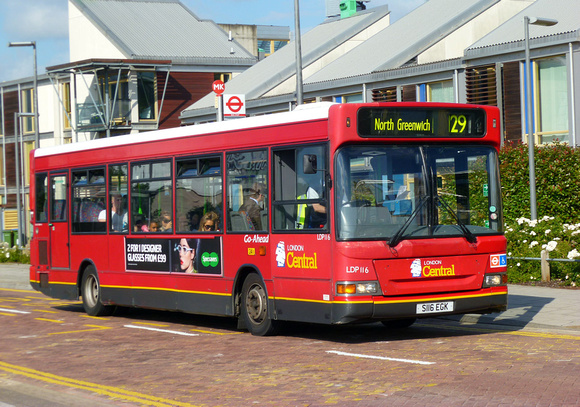 Route 129, Go Ahead London, LDP116, S116EGK, North Greenwich