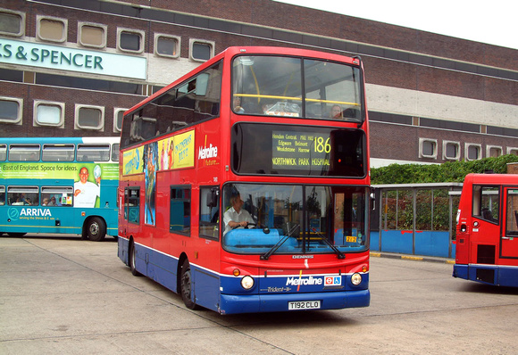 Route 186, Metroline, TA92, T192CLO, Brent Cross