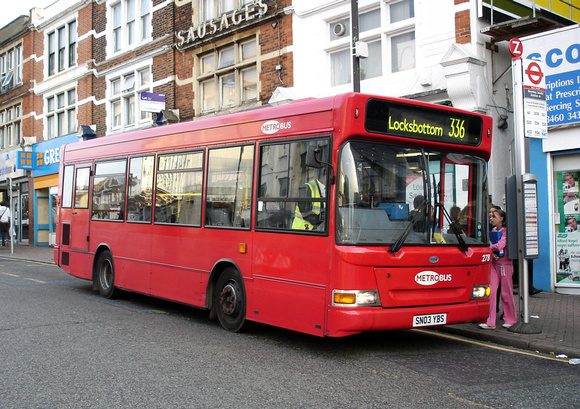 Route 336, Metrobus 278, SN03YBS, Bromley