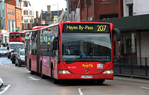 Route 207, First London, EA11053, LK05FCO, Ealing Broadway