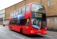 Route 343, Abellio London 9009, BX54DHY, Peckham