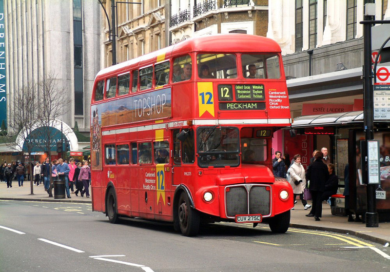 London Bus Routes | Route 12: Dulwich Library - Oxford Circus | Route ...