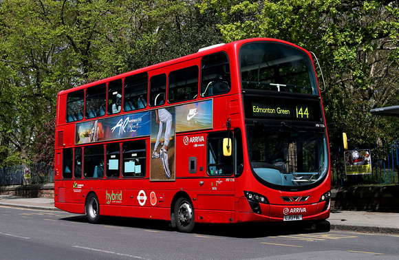 Route 144, Arriva London, HV116, LJ13FBL, Pymmes Park