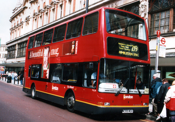 Route 219, London General, PVL99, W399WGH, Clapham Junction