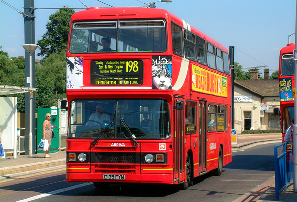 Route 198, Arriva London, L135, D135FYM, Croydon