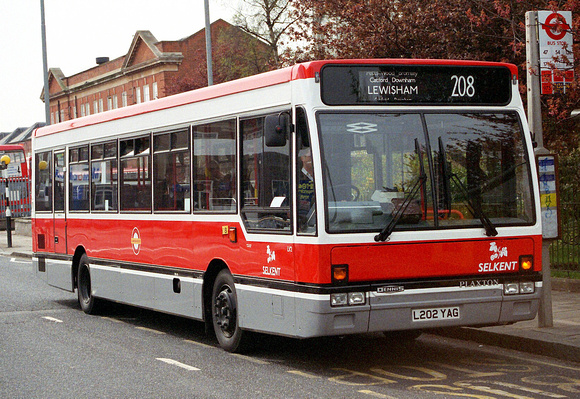 Route 208, Selkent, LV2, L202YAG, Catford