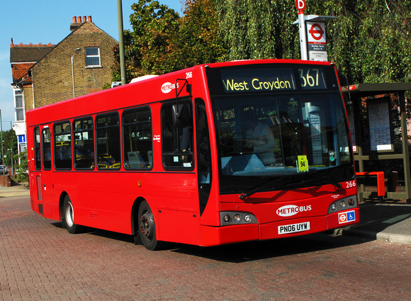 Route 367, Metrobus 266, PN06UYW, Bromley