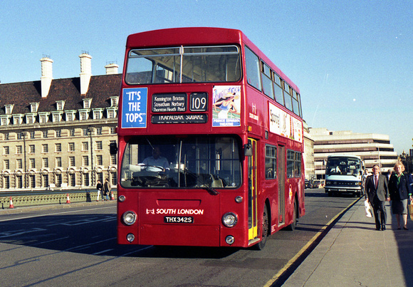 Route 109, South London Buses, DMS2342, THX342S, Westminster