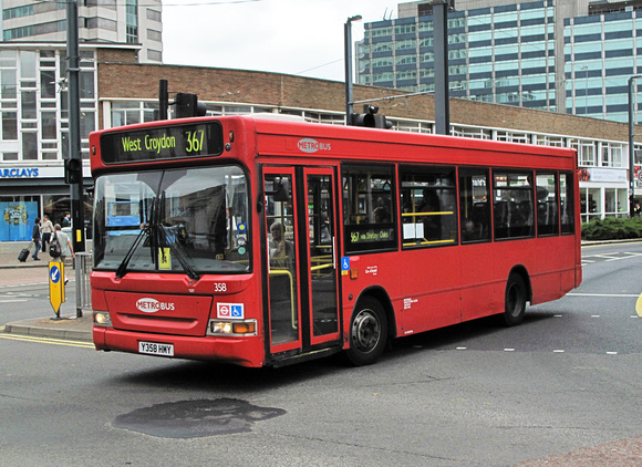 Route 367, Metrobus 358, Y358HMY, Croydon