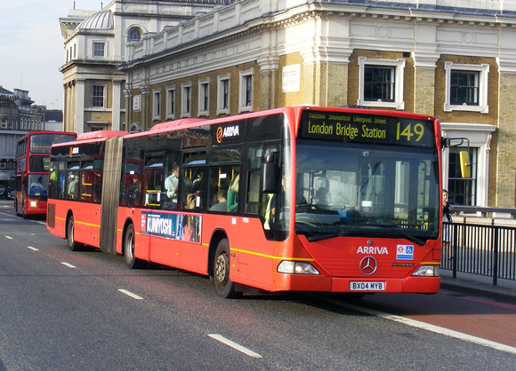Route 149, Arriva London, MA26, BX04MYB, London Bridge