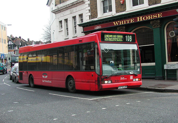 Route 108, East Thames Buses, R378DJN, Lewisham