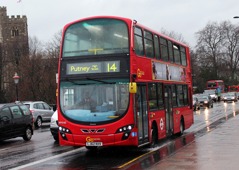 London Bus Routes | Route 14: Putney Heath - Russell Square