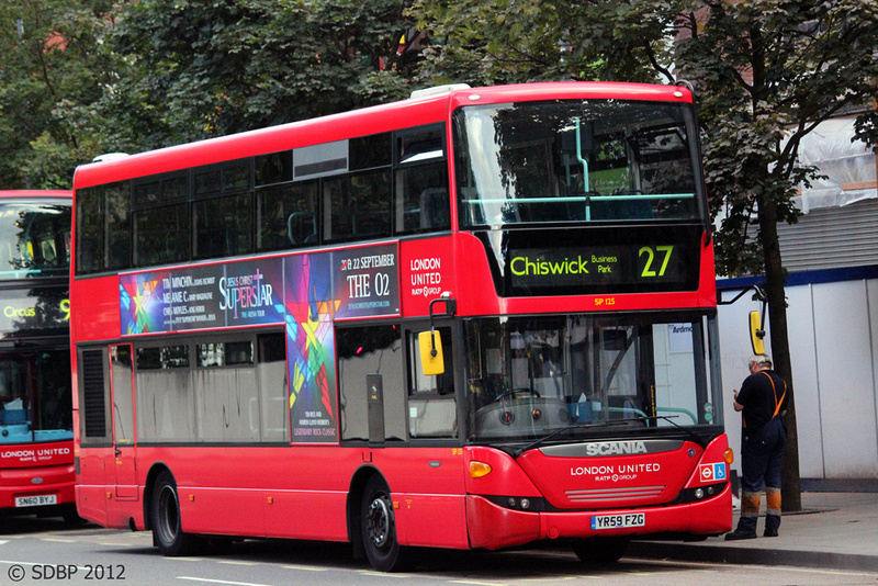 London Bus Routes | Route 27: Chalk Farm - Hammersmith | Route 27 ...