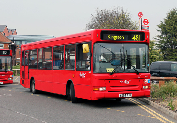 Route 481, Abellio London 8449, RD02BJU, West Middlesex Hospital