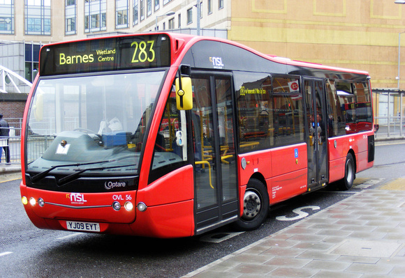 Route 283, NSL Services Group, OVL56, YJ09EYT, Hammersmith