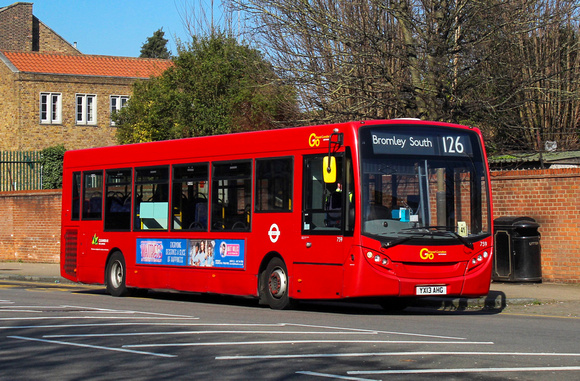 Route 126, Go Ahead London 759, YX13AHG, Bromley