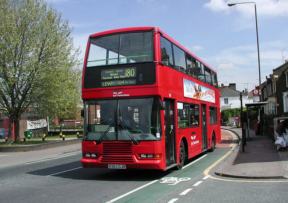 Route 180, East Thames Buses 363, R363DJN, Charlton