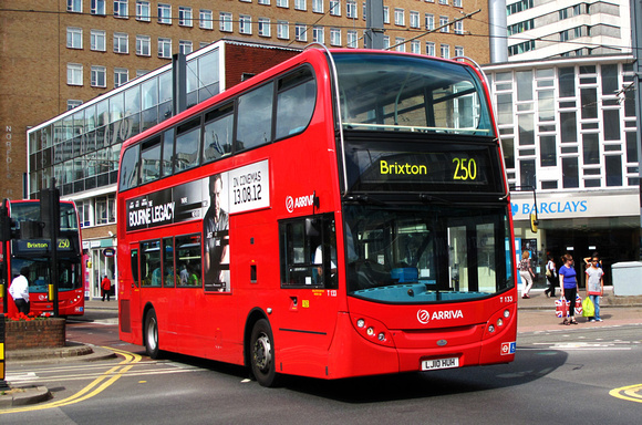 Route 250, Arriva London, T133, LJ10HUH, Croydon