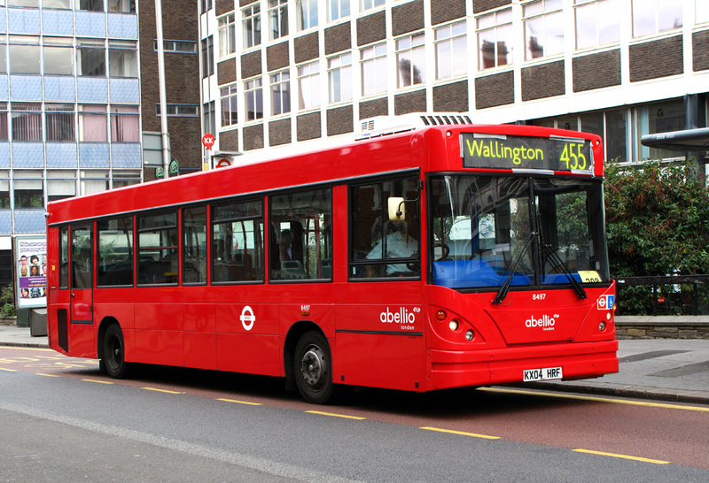 London Bus Routes | Route 455: Purley, Old Lodge Lane - Wallington ...