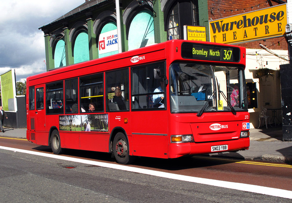 Route 367, Metrobus 272, SN03YBB, East Croydon