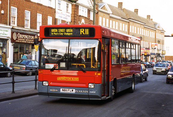 Route R11, Orpington Buses, DP11, N811FLW, Orpington