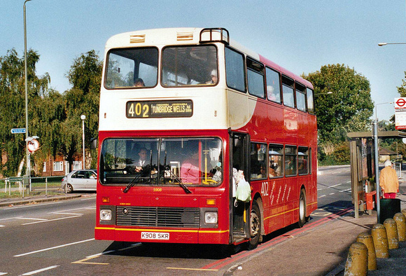 Route 402, Arriva Kent & Sussex 5908, K908SKR, Bromley Common