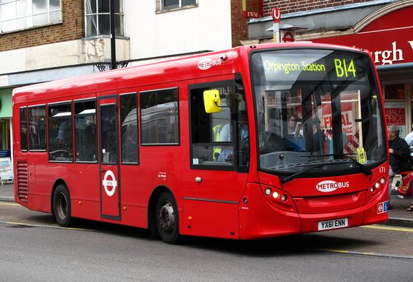 Route B14, Metrobus 171, YX61ENN, Orpington