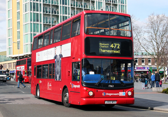 Route 472, Stagecoach London 17863, LX03NFH, Woolwich