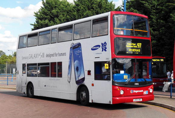 Route 97, Stagecoach London 17892, LX03ORC, Chingford