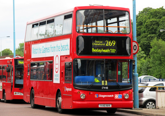 Route 269, Stagecoach London 17448, Y448NHK, Bromley