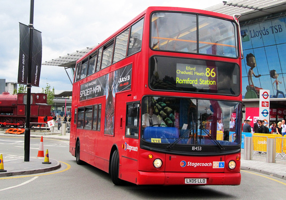 Route 86, Stagecoach London 18453, LX05LLO, Stratford