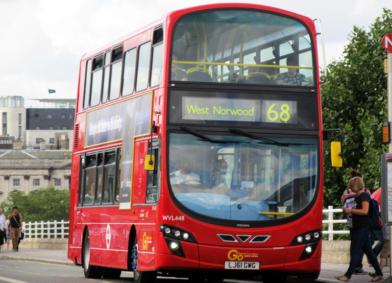 London Bus Routes Route 68 Euston West Norwood Route 68 Go