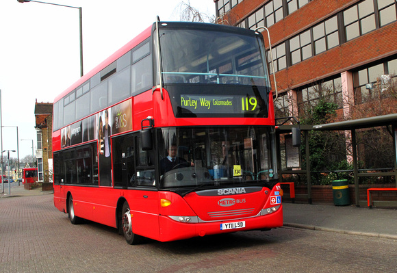 Route 119, Metrobus 979, YT11LSD, Bromley