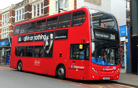 Route 261, Stagecoach London 19137, LX56EAP, Bromley
