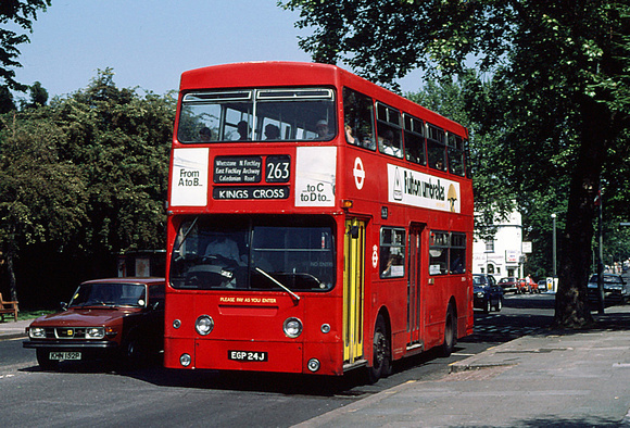 Route 263, London Transport, DMS24, EGP24J, Finchley