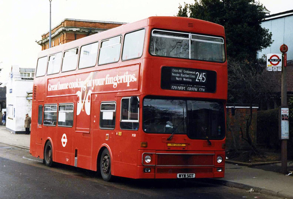 Route 245, London Transport, M50, WYW50T, Golders Green