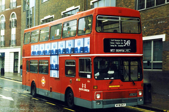 Route 349, South London Buses, M24, WYW24T, Clapham Junction
