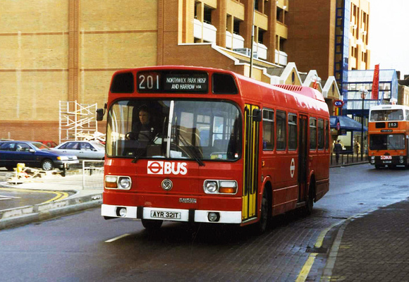 Route 201, London Transport, LS321, AYR321T, Harrow