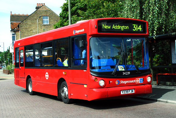 Route 314, Stagecoach London 34239, Y239FJN, Bromley