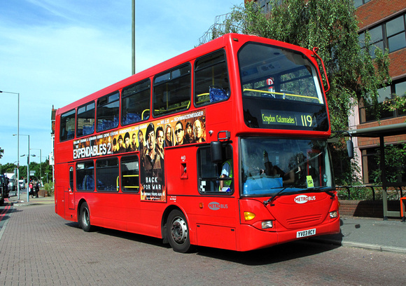 Route 119, Metrobus 443, YV03RCY, Bromley