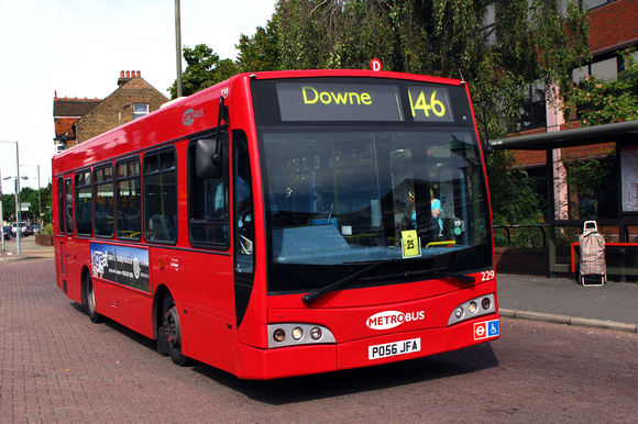 Route 146, Metrobus 229, PO56JFA, Bromley
