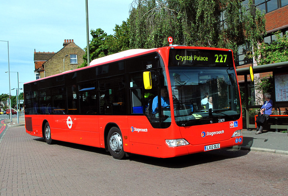Route 227, Stagecoach London 23109, LX12DLE, Bromley