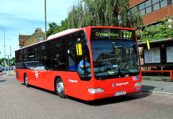 Route 227, Stagecoach London 23110, LX12DLF, Bromley