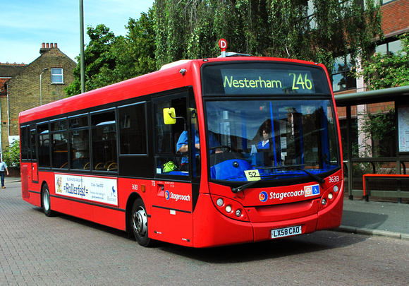 Route 246, Stagecoach London 36313, LX58CAO, Bromley