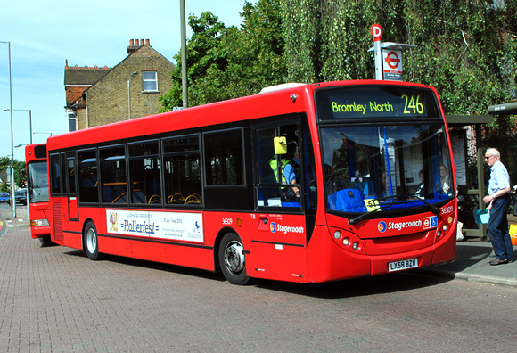 Route 246, Stagecoach London 36309, LX58BZW, Bromley